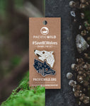 Coastal Sea Wolf & Gray Wolf Enamel Pin Set